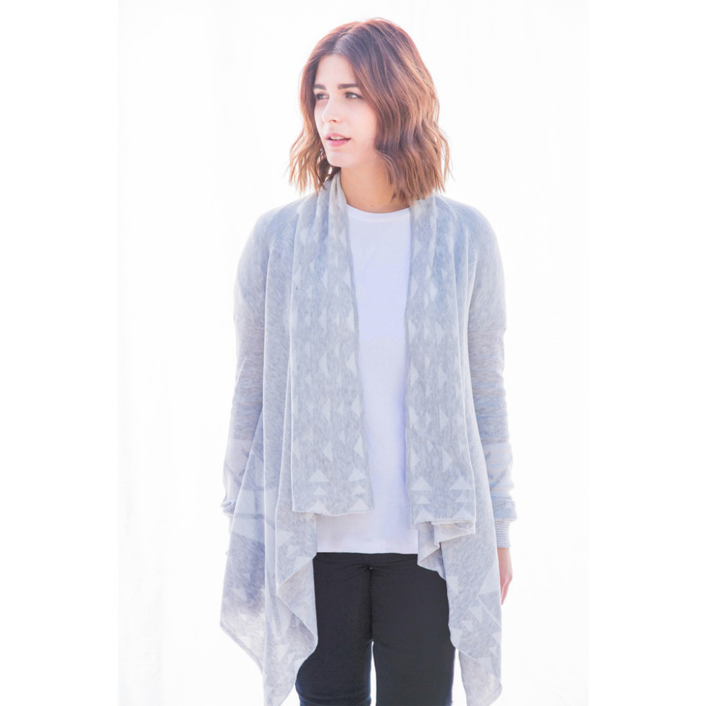 Kimble Cardi - Light Heather Grey — Everly and Ace